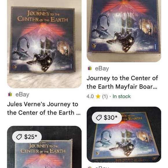 Jules Vernes NWT Journey to the center of the Earth board game - Picture 5 of 6